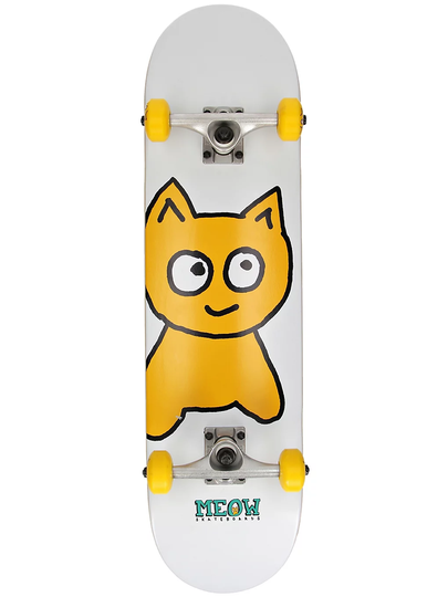Meow Skateboards Big Cat 8" Complete valkoinen
