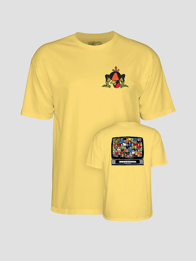 Powell Peralta Bucky Lasek Stadium T-Shirt keltainen