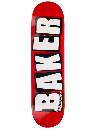 Baker Brand Logo 8.5" Skateboard Deck valkoinen