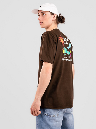 Vans Peace Eye View T-Shirt ruskea
