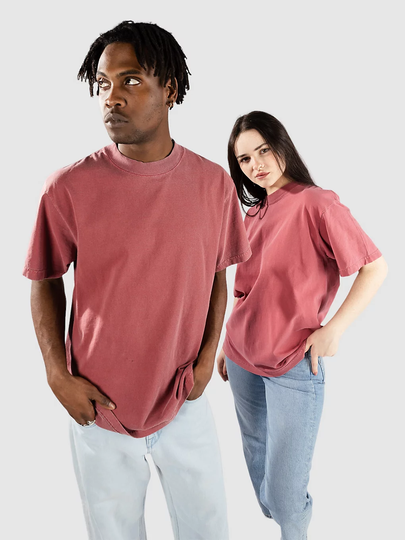 Shaka Wear 7.5 Max Heavyweight Garment Dye T-paita punainen