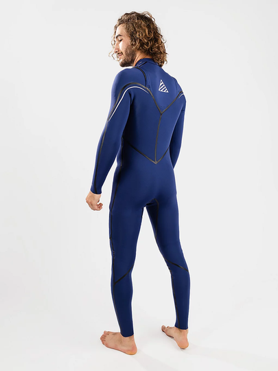Zion Vault 3/2 Steamer Chest Zip Wetsuit sininen