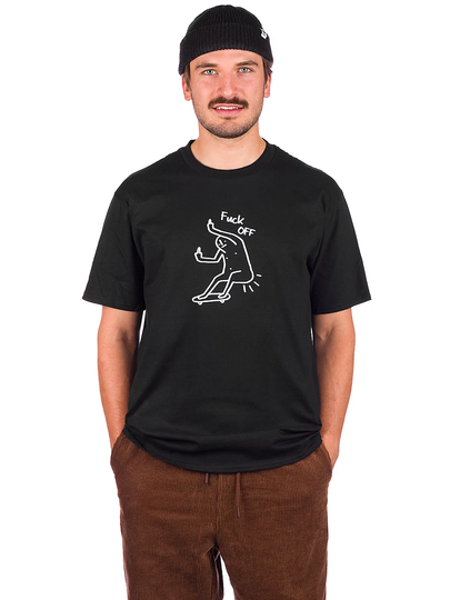 Leon Karssen Fuck Off T-Shirt musta