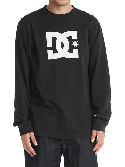 DC Star Long Sleeve T-Shirt musta