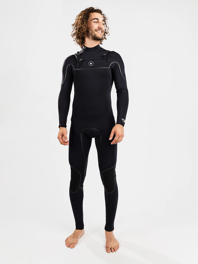 Zion Yeti 3/2.5 Steamer Chest Zip Wetsuit musta