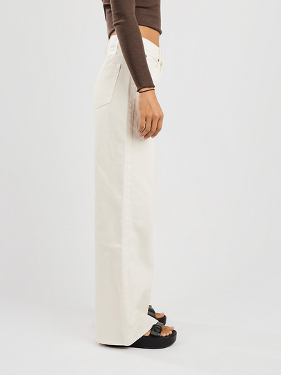 Afends Gigi Organic Denim Flared Leg Jeans valkoinen