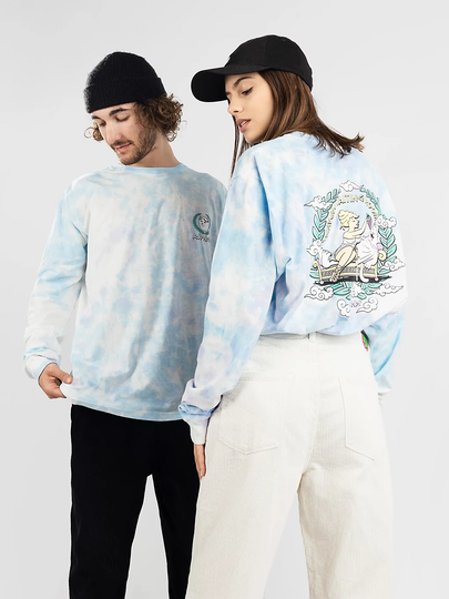 RIPNDIP Waiting In Heaven Long Sleeve T-Shirt tiedye