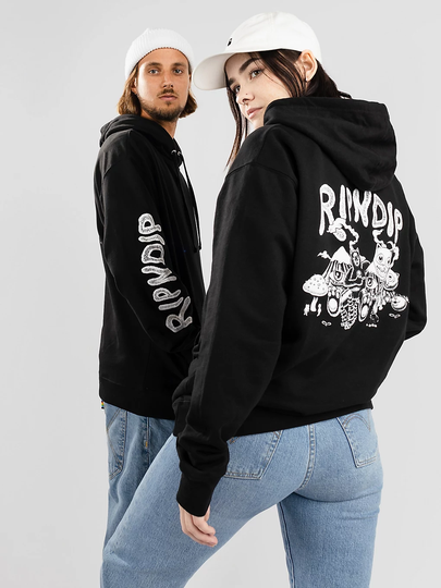 RIPNDIP Dark Twisted Hoodie musta