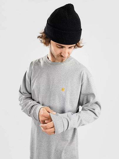 Carhartt WIP Chase Pitkähihainen T-paita harmaa
