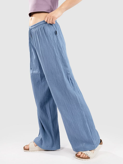 Blue Tomato Long Linen Housut sininen