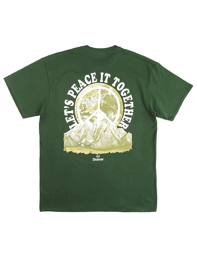 Dravus Peace it T-Shirt vihreä