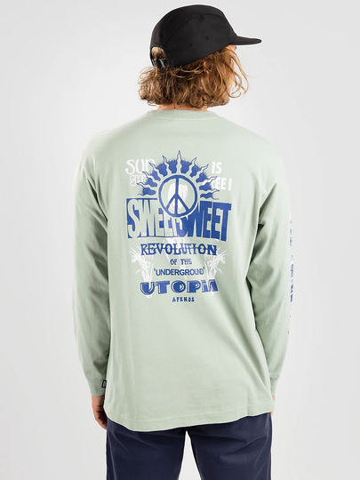 Afends Utopia Long Sleeve T-Shirt vihreä