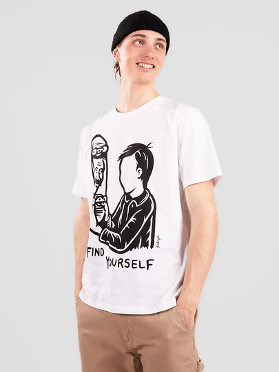 And Feelings Find Yourself T-Shirt valkoinen