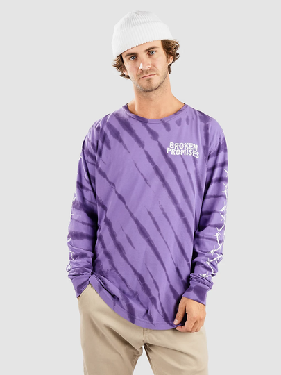 Broken Promises Wired Long Sleeve T-Shirt violet