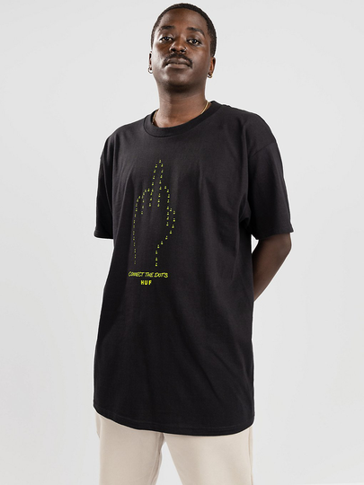 HUF Connect The Dots T-Shirt musta