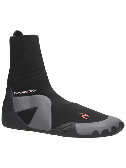 Rip Curl Dawn Patrol 3mm Round Toe Booties musta