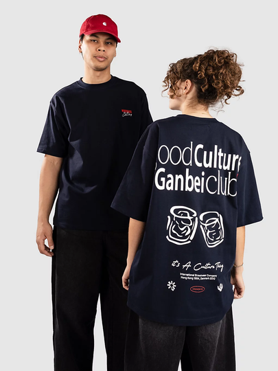 Woodbird WBBaine Ganbei T-paita sininen