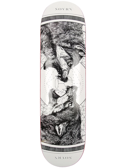 Sovrn Geri & Freki 8.25" Skateboard Deck kuviotu