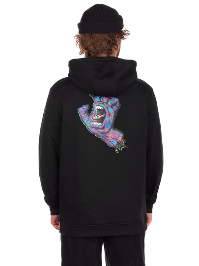 Santa Cruz Growth Hand Hoodie musta