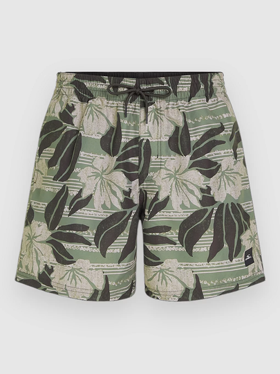 O'Neill Cali Floral 16'' Surffishortsit vihreä