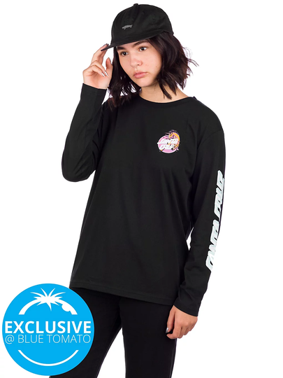 Santa Cruz Unicorn Dot Long Sleeve T-Shirt musta