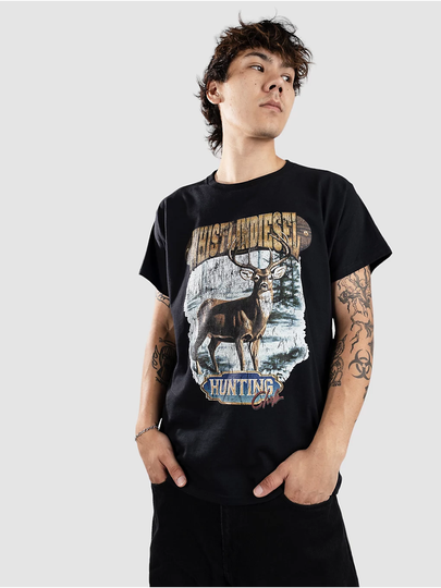 Whistlindiesel Hunting Club T-paita musta