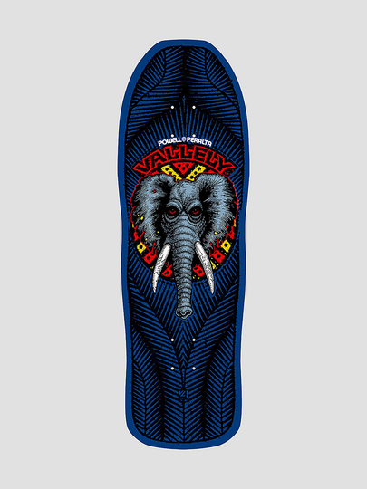 Powell Peralta Vallely Elephant 9.85" Skateboard Deck sininen
