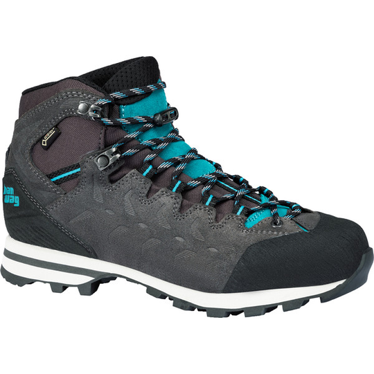 Hanwag Makra Light Lady Gtx - Asphalt/bluegreen - Naiset - 4,5