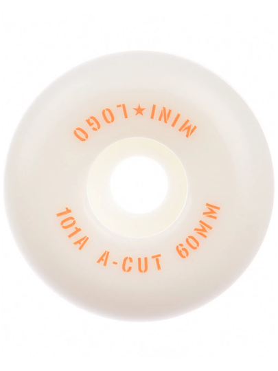 Mini Logo A-Cut #3 101A 54mm Wheels valkoinen