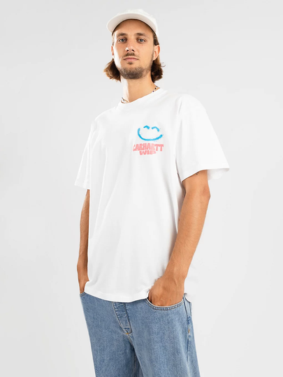 Carhartt WIP Happy Script T-Shirt valkoinen