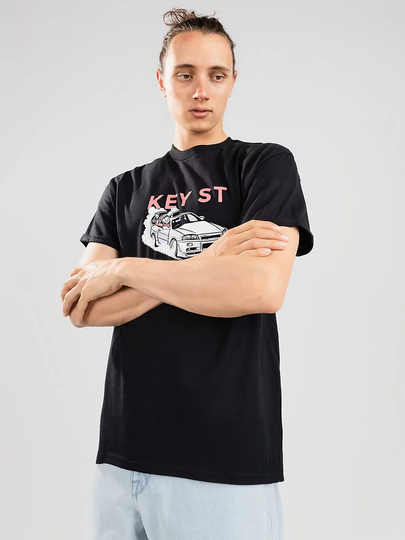 Key Street Bespoke T-paita musta