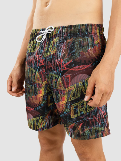 Santa Cruz No Pattern Swim Boardshorts musta
