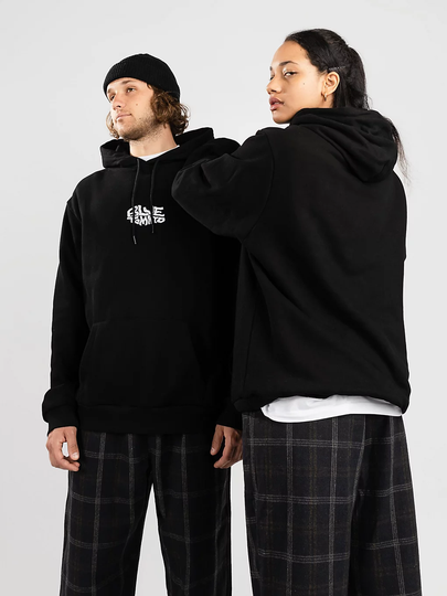 Blue Tomato Scribble Logo Hoodie musta