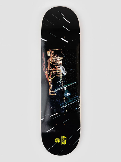 Element X Star Wars Tie Fighter 8.5" Skateboard Deck musta