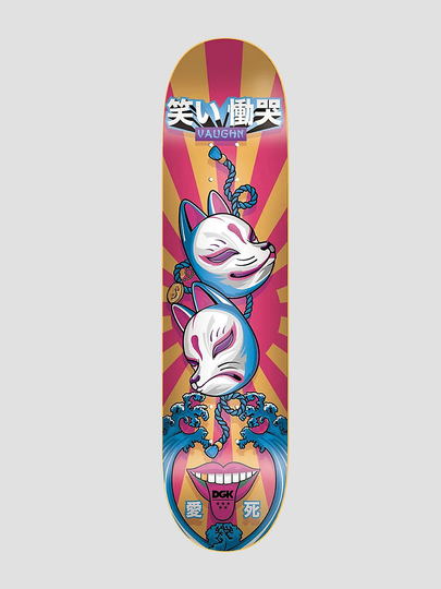 DGK Ghetto Psych Vaughn 7.8" Skateboard Deck kuviotu