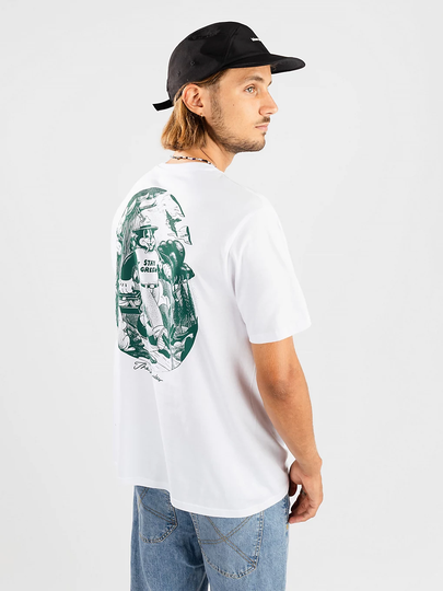 The Dudes Green Stoney T-Shirt valkoinen