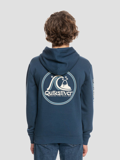 Quiksilver Rolling Circle Hoodie sininen
