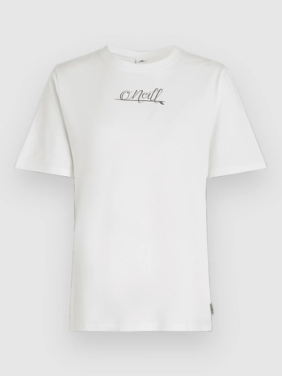 O'Neill Essentials Script T-Paita valkoinen