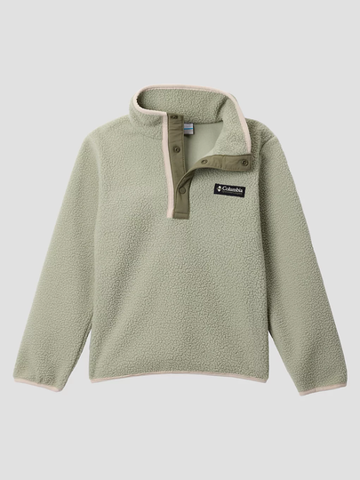 Columbia Helvetia II Half Snap Fleece Kids Half-Zip Fleeceneule vihreä