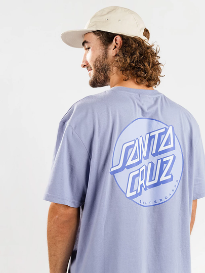 Santa Cruz Other Dot Stripe T-Shirt sininen