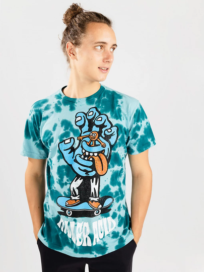 Killer Acid X Santa Cruz Bleach Hand T-Shirt sininen