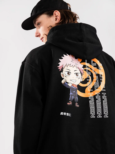 Episode X Jujutsu Kaisen Itadori Hoodie musta