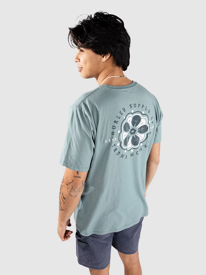 Hurley Flowered T-paita sininen