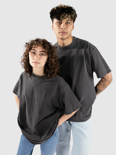 Shaka Wear 7.5 Max Heavyweight Garment Dye T-paita harmaa