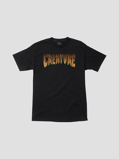 Creature Logo Rust T-Shirt musta