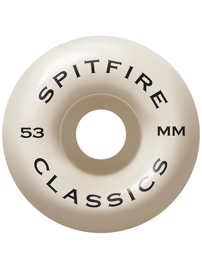 Spitfire Classic 53mm Wheels valkoinen