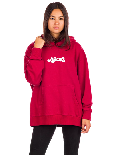 Afends Grow Some Hemp Oversized Hoodie punainen