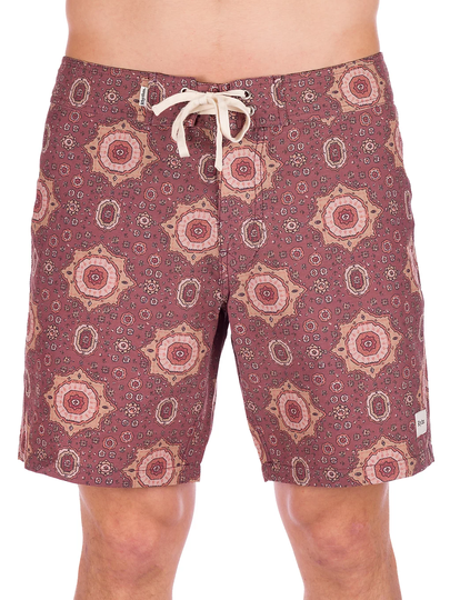 Rhythm Baja Boardshorts punainen