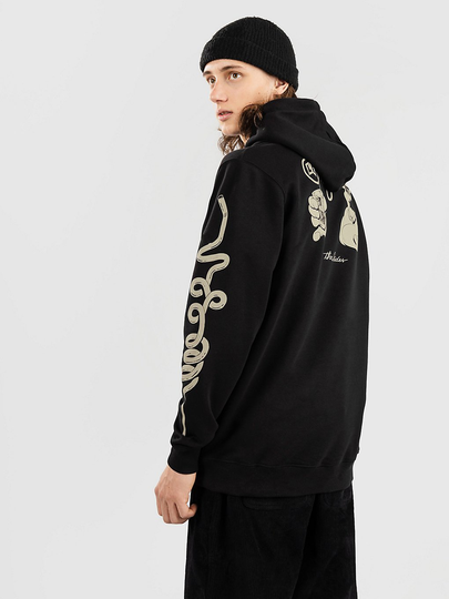 The Dudes Le Night Out Hoodie musta