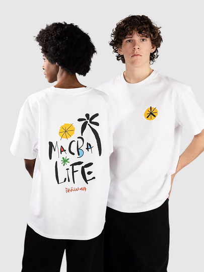 Macba Life Palm T-paita valkoinen
